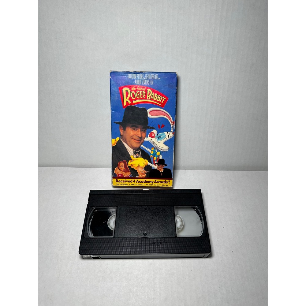 Who Framed Roger Rabbit VHS 1988 Touchstone Home Video Steven Spielberg Movie